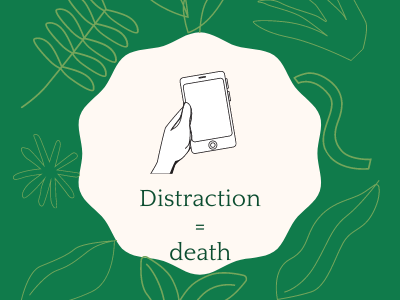 Distraction=death